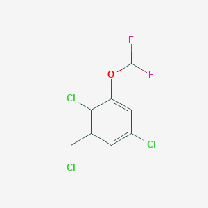 2,5-Dichloro-3-(difluoromethoxy)benzyl chloride