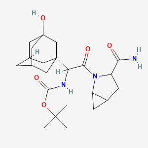 molecular formula C23H35N3O5 B14106309 Saxagliptin Intermediate 6 