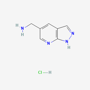 1H-pyrazolo[3,4-b]pyridin-5-ylmethanamine hydrochloride