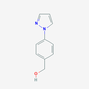 molecular formula C10H10N2O B141066 [4-(1H-pyrazol-1-yl)phenyl]methanol CAS No. 143426-49-7