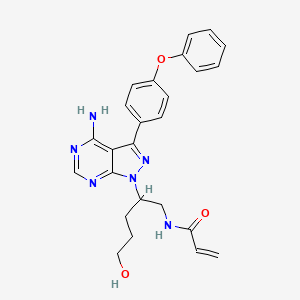 molecular formula C25H26N6O3 B14106734 IbrutinibM34 