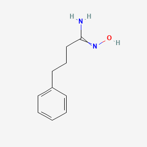 molecular formula C10H14N2O B14106874 (1Z)-N-hydroxy-4-phenylbutanimidamide 