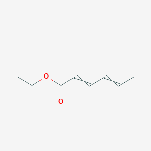 molecular formula C9H14O2 B14106903 Ethyl 4-methylhexa-2,4-dienoate 
