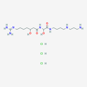 molecular formula C17H40Cl3N7O4 B14107300 SpergualinTrihydrochloride 