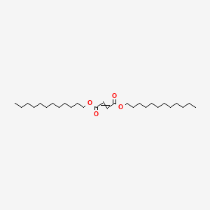 molecular formula C28H52O4 B14107398 Didodecyl but-2-enedioate 