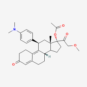 molecular formula C31H39NO5 B14107407 TelapristoneAcetate 