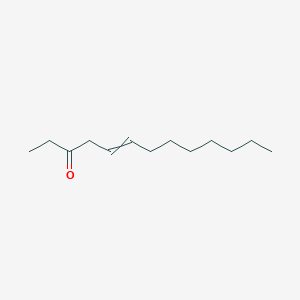 molecular formula C13H24O B14107857 tridec-5-en-3-one CAS No. 1564141-47-4