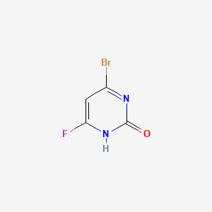 molecular formula C4H2BrFN2O B14107908 6-Bromo-4-fluoropyrimidin-2(1H)-one 