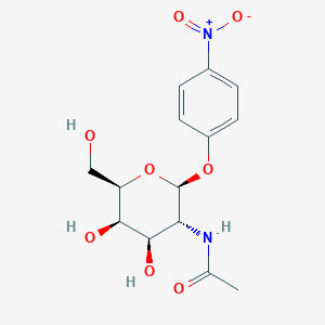 molecular formula C14H18N2O8 B014108 4-硝基苯基 2-乙酰氨基-2-脱氧-β-D-半乳吡喃糖苷 CAS No. 14948-96-0