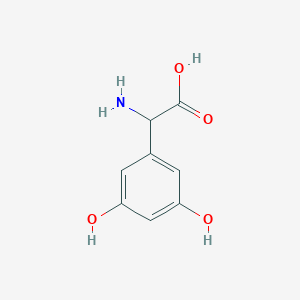 molecular formula C8H9NO4 B141086 3,5-Dihydroxyphenylglycine CAS No. 146255-66-5