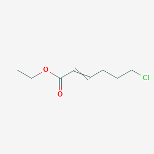 molecular formula C8H13ClO2 B14108676 ethyl 6-chlorohex-2-enoate 