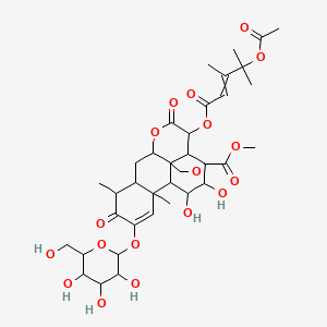 molecular formula C36H48O18 B14108758 Yadanzioside G 