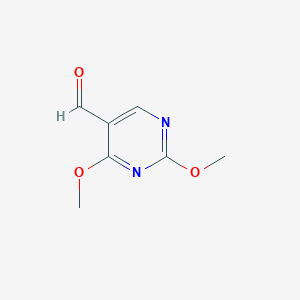molecular formula C7H8N2O3 B014109 2,4-Dimethoxypyrimidine-5-carbaldehyde CAS No. 52606-02-7