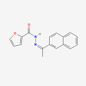 molecular formula C17H14N2O2 B14109100 N'-[(1Z)-1-(naphthalen-2-yl)ethylidene]furan-2-carbohydrazide 