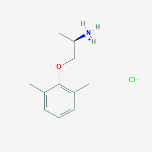 molecular formula C11H18ClNO B141097 (-)-(R)-Mexiletine Hydrochloride CAS No. 81771-86-0