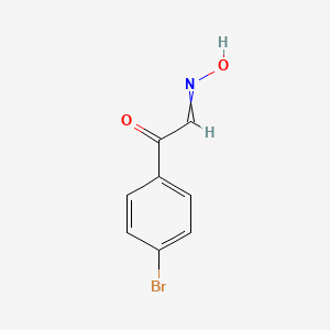 molecular formula C8H6BrNO2 B14109859 (4-Bromo-phenyl)-oxo-acetaldehyde oxime 