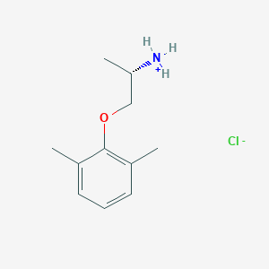 molecular formula C11H18ClNO B141100 (S)-1-(2,6-Dimethylphenoxy)propan-2-amine hydrochloride CAS No. 81771-85-9