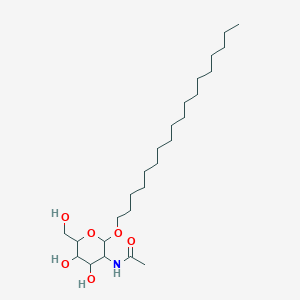 molecular formula C26H51NO6 B14110187 Octadecyl 2-(acetylamino)-2-deoxyhexopyranoside 