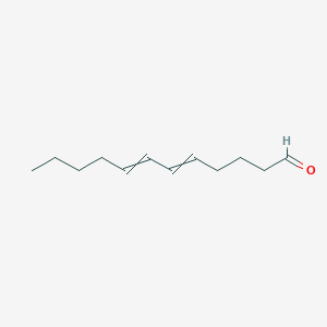 molecular formula C12H20O B14110251 (5e,7z)-5,7-Dodecadienal 