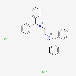 molecular formula C28H30Cl2N2 B14110490 Benzhydryl-[2-(benzhydrylazaniumyl)ethyl]azanium;dichloride 