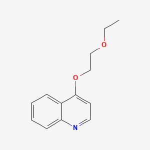 molecular formula C13H15NO2 B14110570 4-(2-Ethoxyethoxy)quinoline 