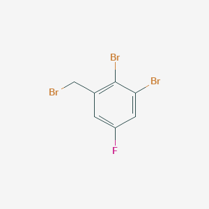 molecular formula C7H4Br3F B1411064 2,3-Dibromo-5-fluorobenzyl bromide CAS No. 1806328-21-1