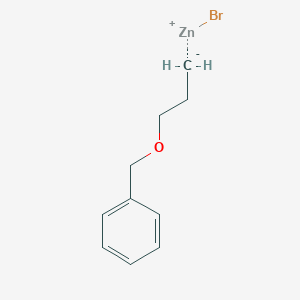 molecular formula C10H13BrOZn B14110723 3-(Benzyloxy)propylzinc bromide 