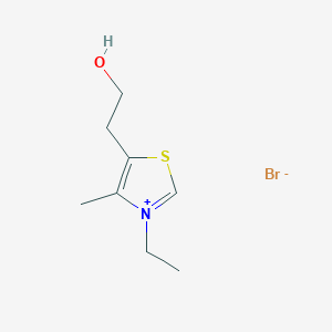 molecular formula C8H14BrNOS B141108 3-Ethyl-5-(2-hydroxyethyl)-4-methylthiazolium bromide CAS No. 54016-70-5