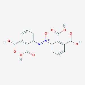 molecular formula C16H10N2O9 B14110848 Phthalic acid,3,3'-azoxydi-(8CI) 