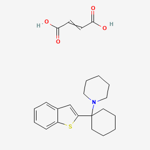 molecular formula C23H29NO4S B14110888 BTCP maleate 