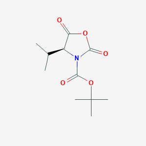 molecular formula C11H17NO5 B141109 Boc-L-Valine N-carboxyanhydride CAS No. 141468-55-5
