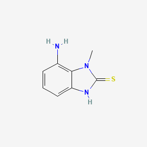 molecular formula C8H9N3S B14110966 Amino-3-methyl-benzimidazoline-2-thion 