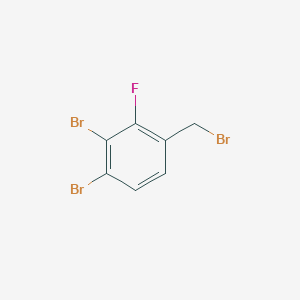molecular formula C7H4Br3F B1411101 3,4-Dibromo-2-fluorobenzyl bromide CAS No. 1806354-41-5