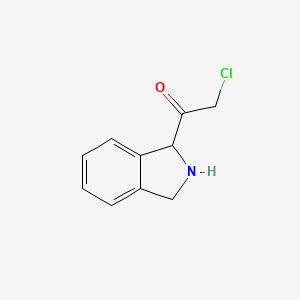 molecular formula C10H10ClNO B1411104 2-Chloro-1-(2,3-dihydroisoindol-1-yl)ethanone CAS No. 1935337-23-7