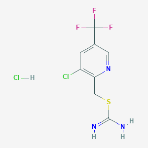 2-[[3-Chloro-5-(trifluoromethyl)-2-pyridyl]-methyl]isothiourea hydrochloride