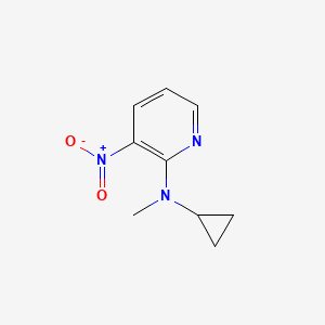 N-Cyclopropyl-N-methyl-3-nitropyridin-2-amine