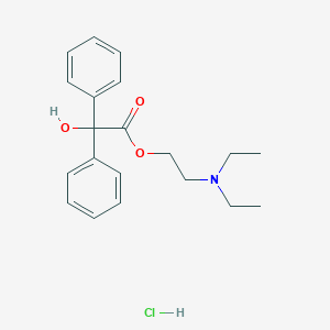 molecular formula C20H26ClNO3 B141112 Benactyzine Hydrochloride CAS No. 57-37-4