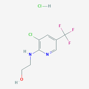 2-[[3-Chloro-5-(trifluoromethyl)-2-pyridyl]-amino]ethanol hydrochloride