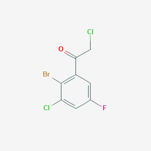 2'-Bromo-3'-chloro-5'-fluorophenacyl chloride