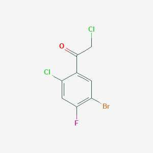 5'-Bromo-2'-chloro-4'-fluorophenacyl chloride