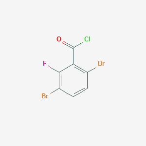 3,6-Dibromo-2-fluorobenzoyl chloride