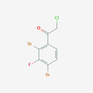 2',4'-Dibromo-3'-fluorophenacyl chloride