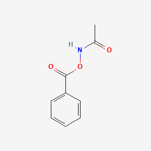molecular formula C9H9NO3 B14111525 N-Acetyl-O-benzoylhydroxylamine CAS No. 76412-58-3