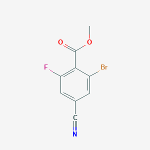 Methyl 2-bromo-4-cyano-6-fluorobenzoate