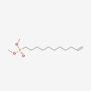 molecular formula C13H27O3P B14111629 Undecenyl dimethyl phosphonate 