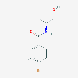 4-Bromo-N-[(2R)-1-hydroxypropan-2-yl]-3-methylbenzamide