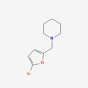 1-[(5-Bromofuran-2-yl)methyl]piperidine