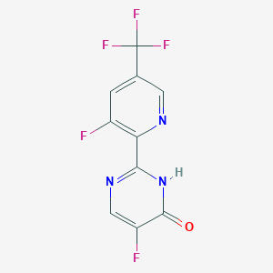 5-fluoro-2-(3-fluoro-5-(trifluoromethyl)pyridin-2-yl)pyrimidin-4(3H)-one