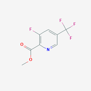 molecular formula C8H5F4NO2 B1411177 Methyl 3-fluoro-5-(trifluoromethyl)picolinate CAS No. 1803834-87-8