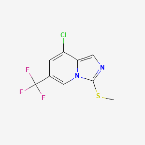 8-Chloro-3-(methylthio)-6-(trifluoromethyl)imidazo[1,5-a]pyridine